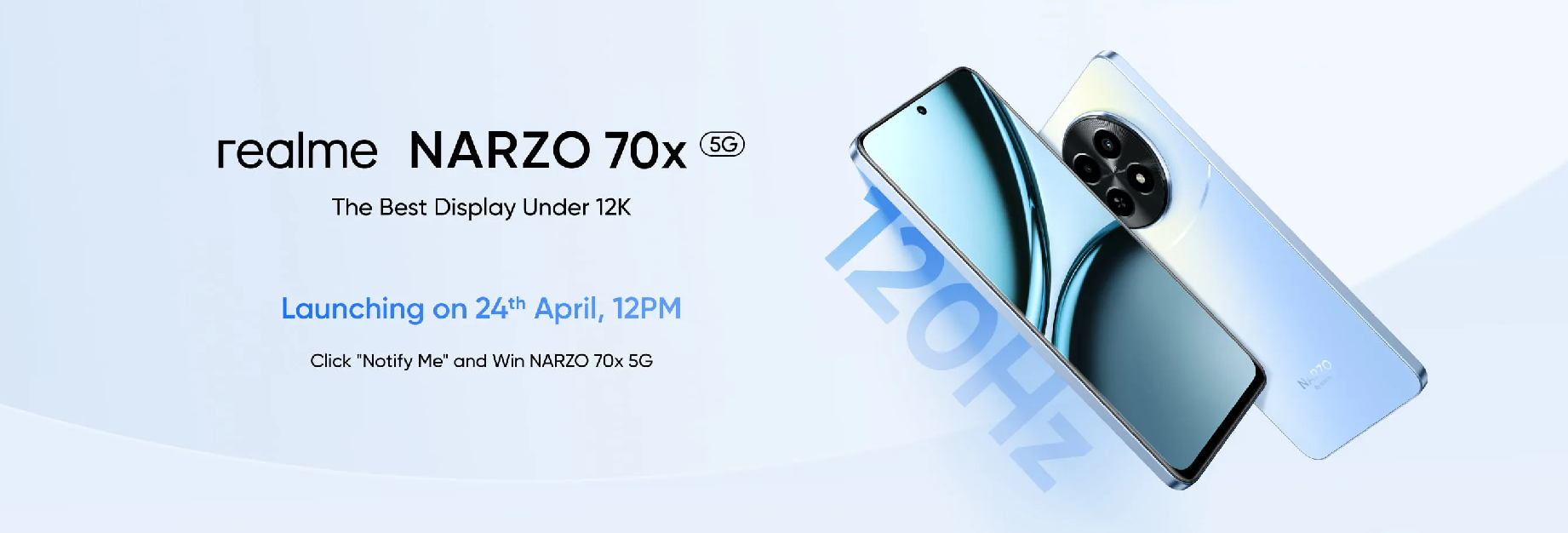 120Hz Display for Under $145 Realme Narzo 70x 5G Launches April 24th All About mrustimes mrustimes.com